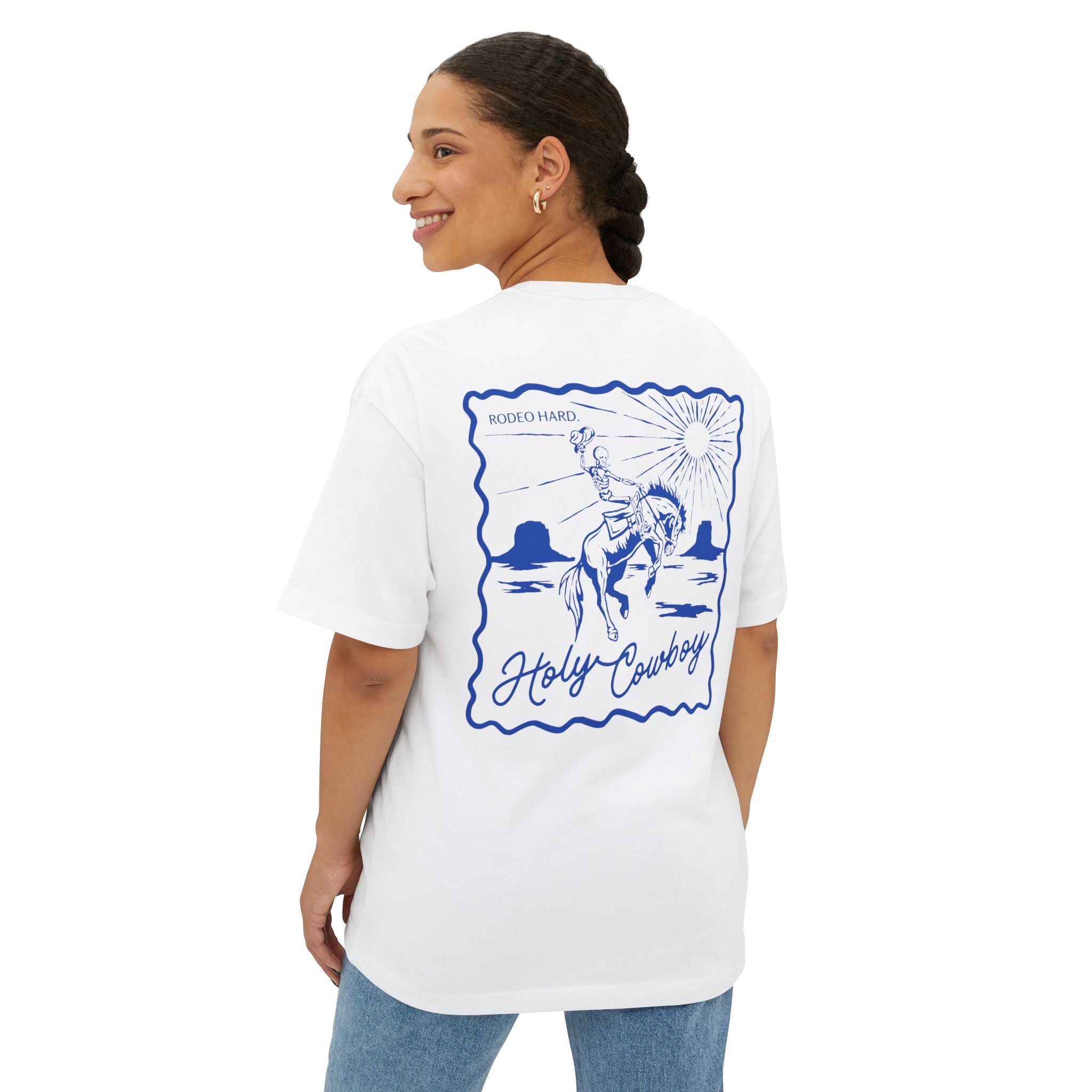 Holy Cowboy Boxy Tee
