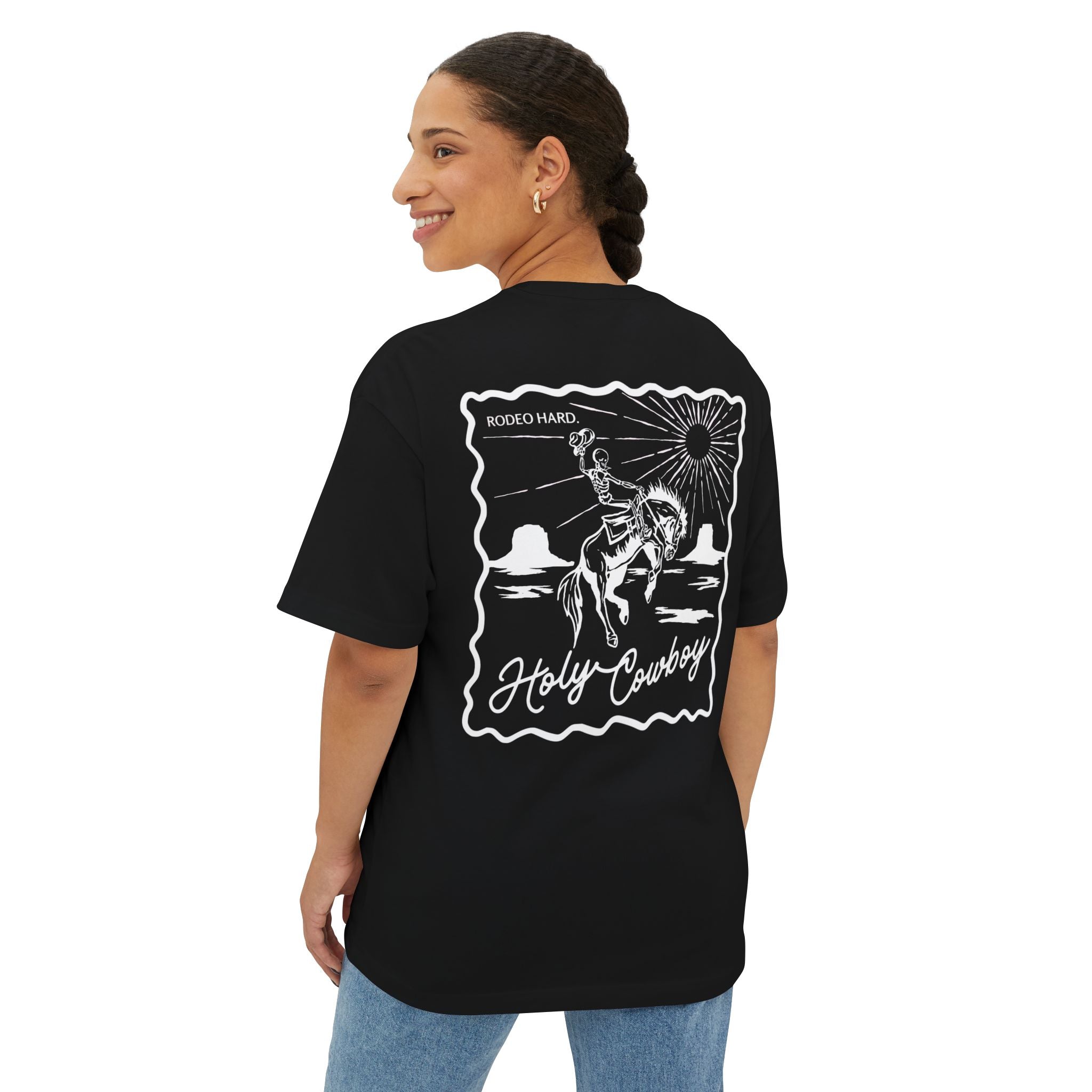 Holy Cowboy Boxy Tee