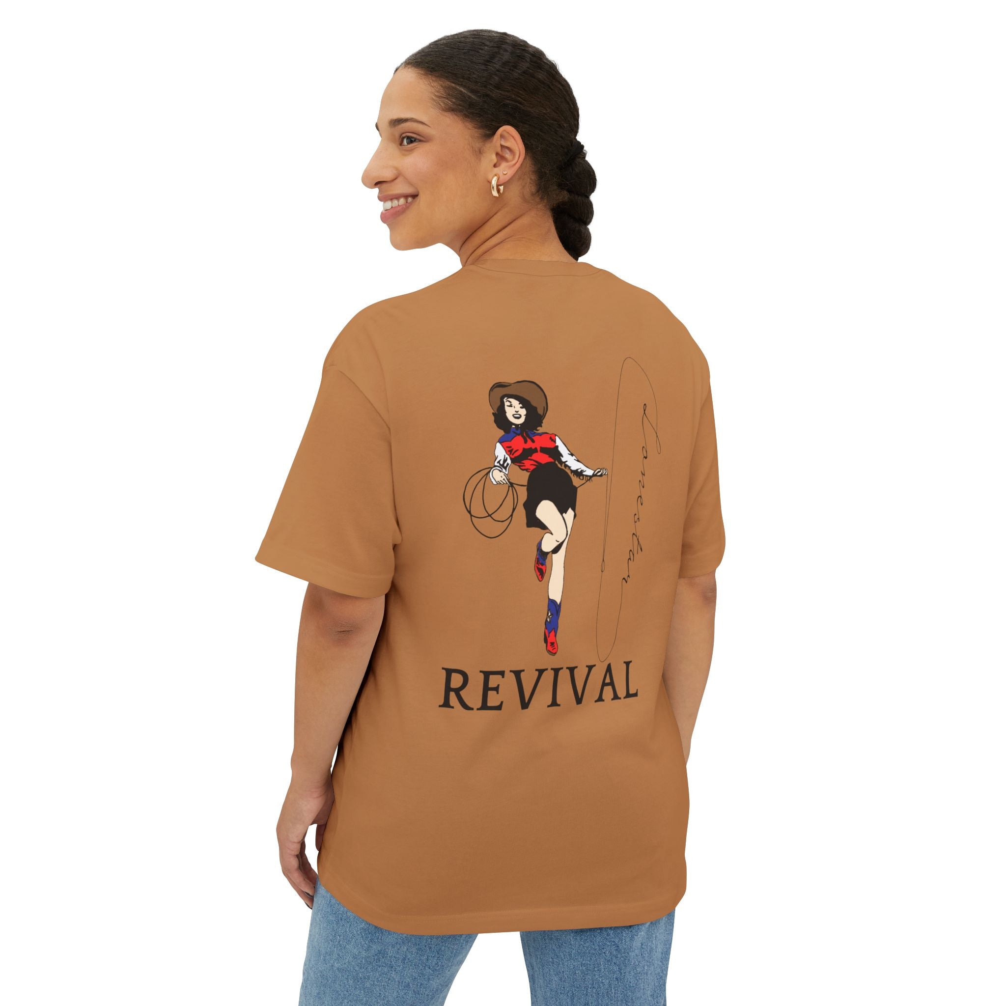 Revival Cowgirl Boxy Tee