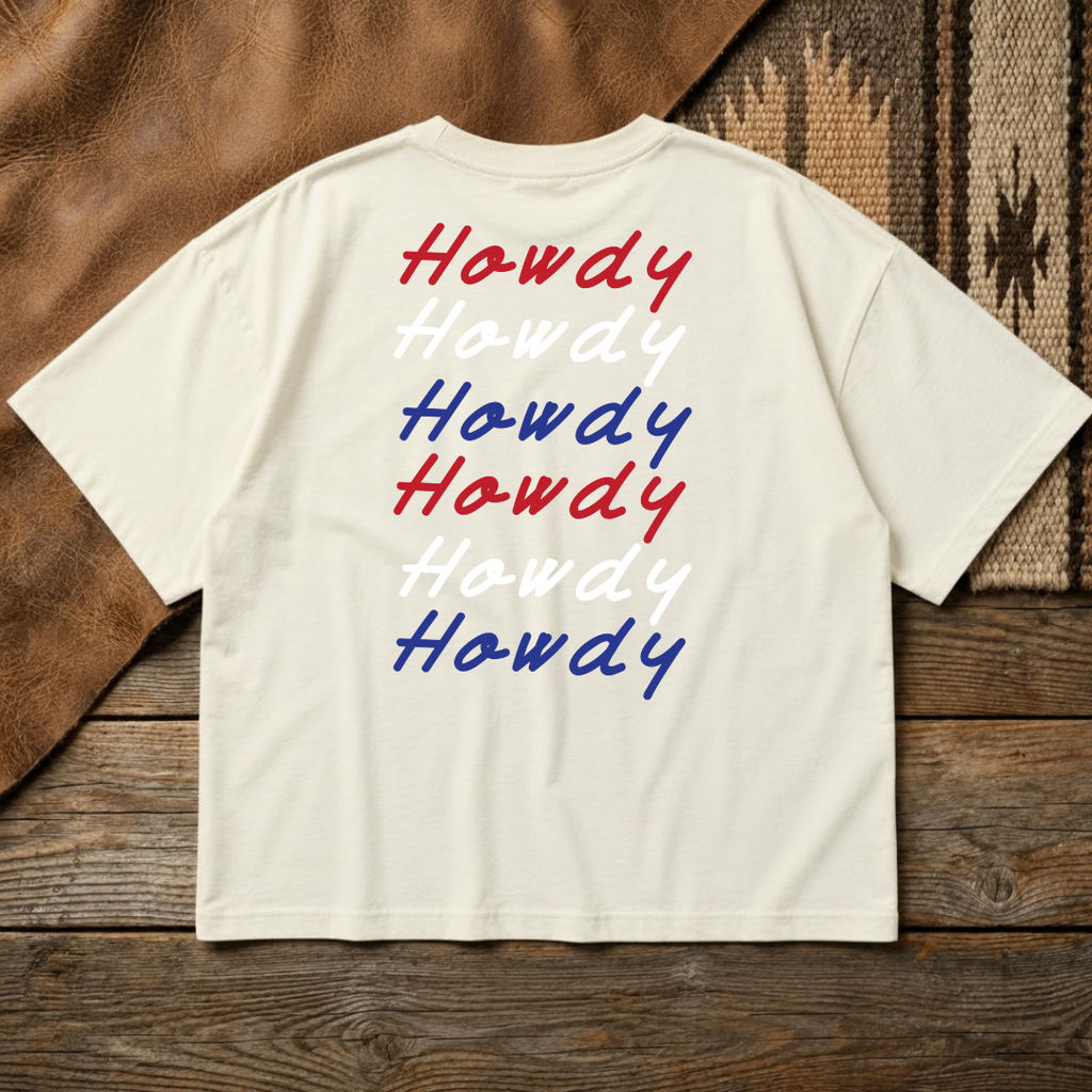 Howdy America Boxy Tee