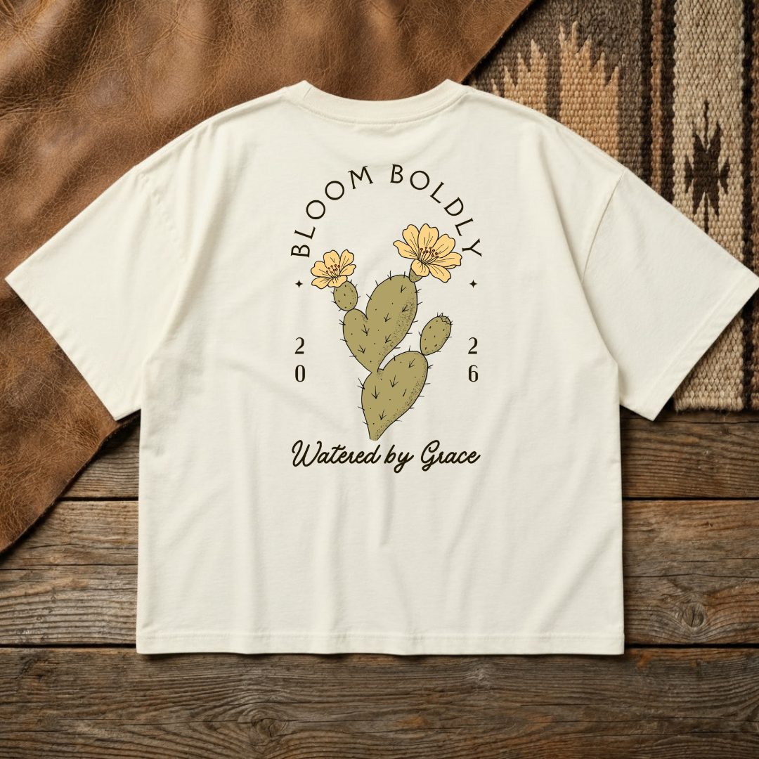 Bloom Boldly Boxy Tee