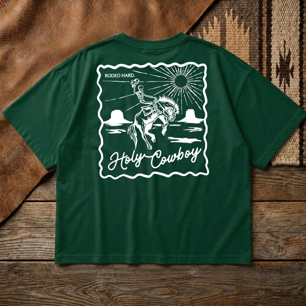 Holy Cowboy Boxy Tee