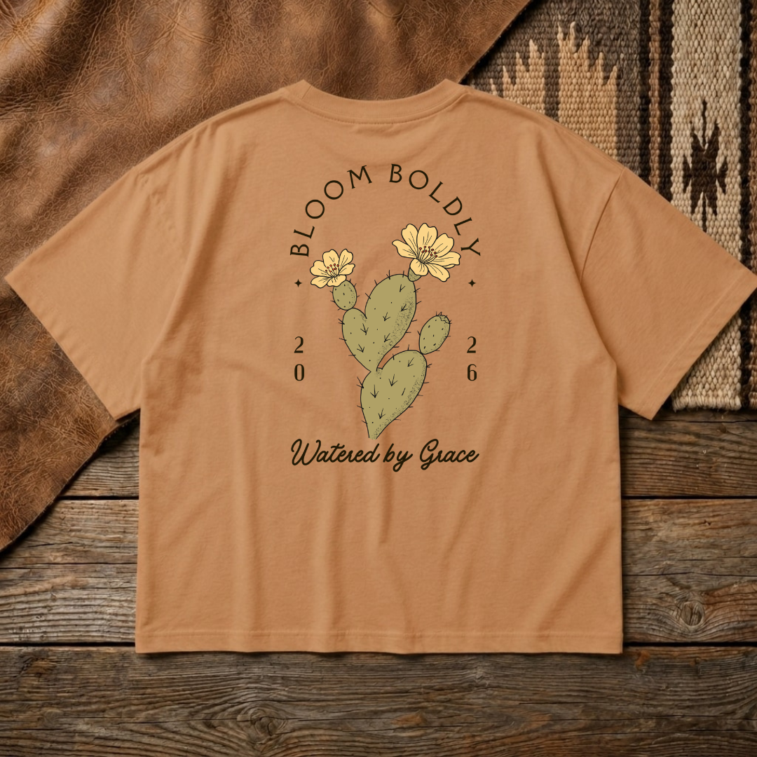 Bloom Boldly Boxy Tee
