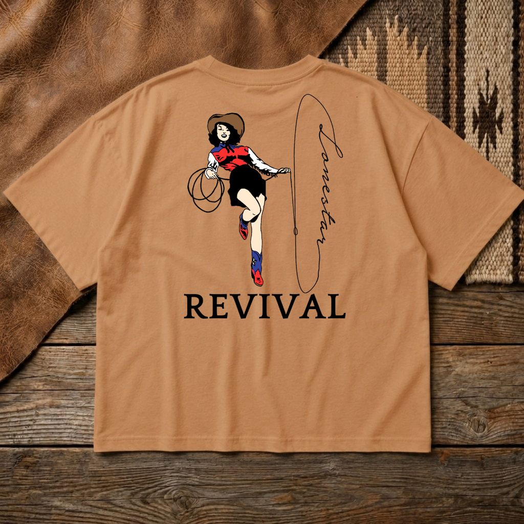 Revival Cowgirl Boxy Tee