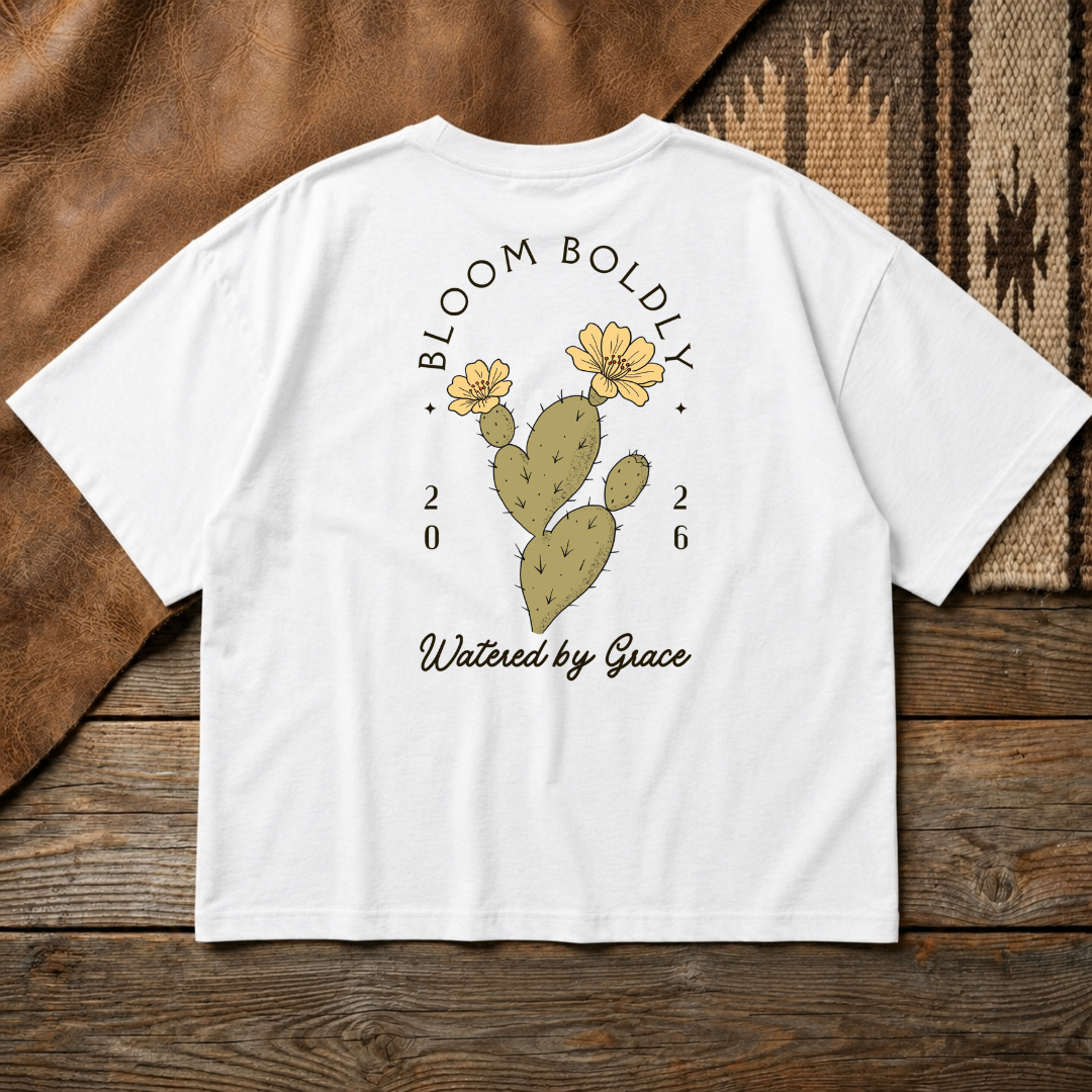 Bloom Boldly Boxy Tee