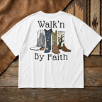 Walk'n By Faith Boxy Tee