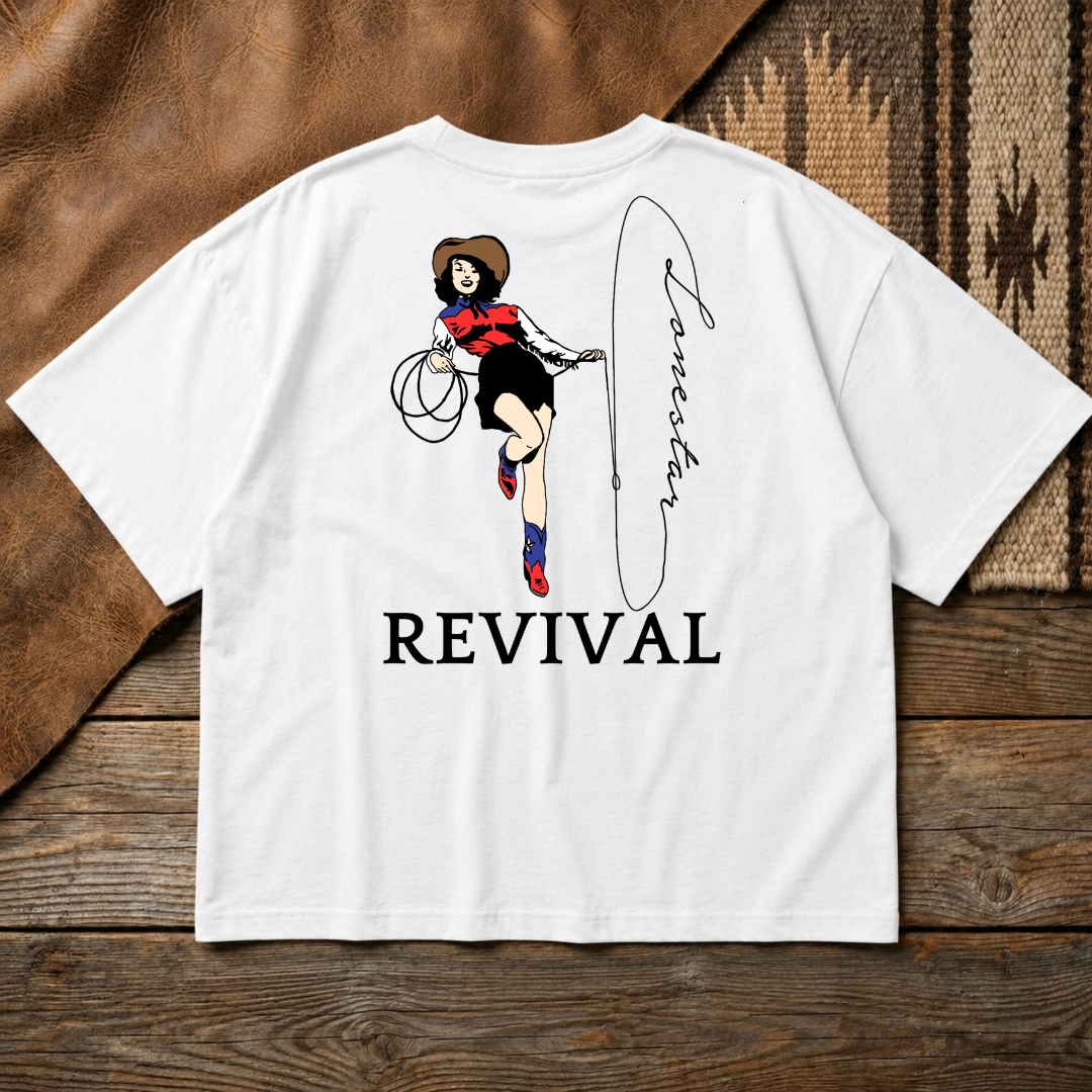 Revival Cowgirl Boxy Tee